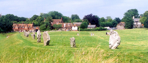 Avebury henge and village