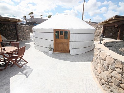 a yurt in Lanzarote