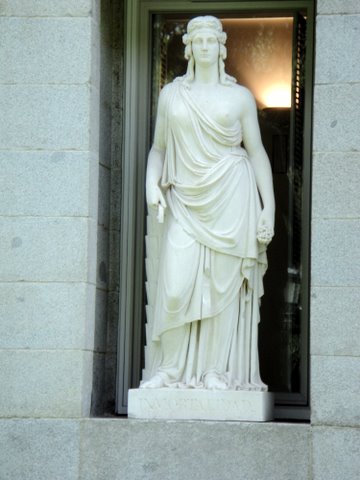 Statuary in front of the Prado