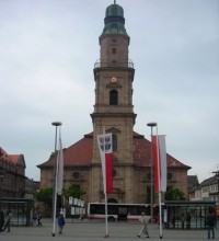 Huguenot church, one of the main symbols of the city.