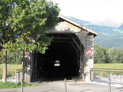border bridge, Vaduz