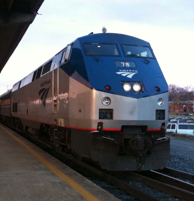 Amtrak train tours