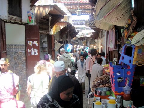 A street in the medina