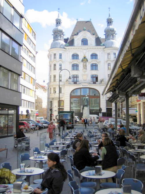 Cafe in beautiful Vienna