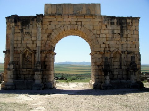 Triumphal arch, 127 C.E., built in honor of Emperor Caracalla and his mother, Julia Donna